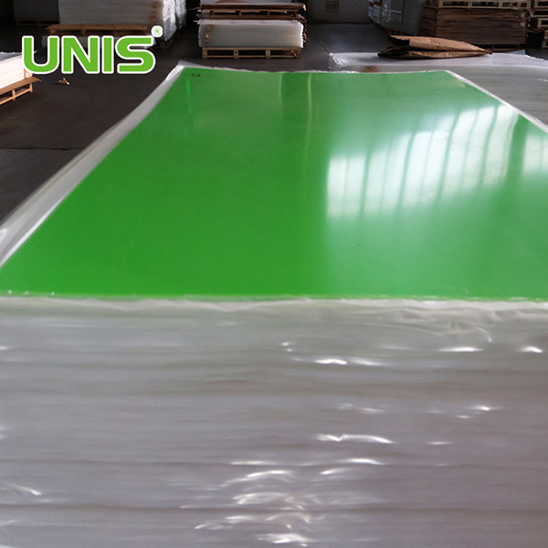 Precio de fabricante de láminas acrílicas verdes.