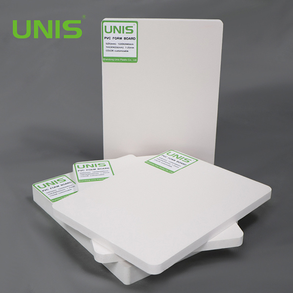 Grueso de Forex 12m m del tablero de la espuma del Pvc Celuka de los gabinetes de cocina de UNIS 3 capas