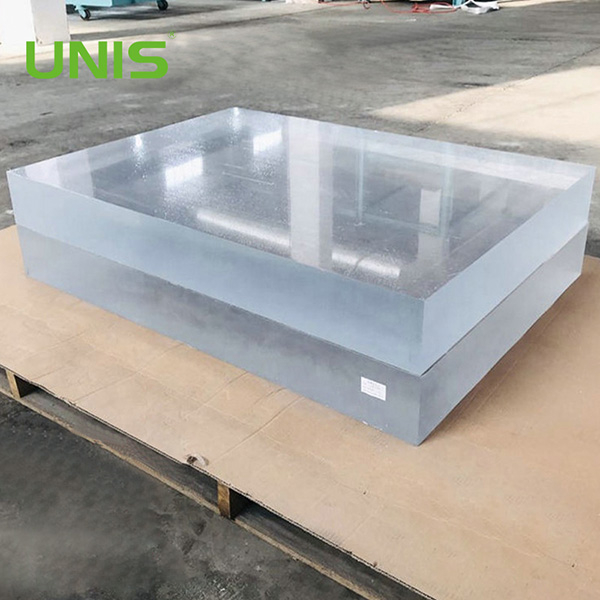 Hojas acrílicas gruesas Unis para acuario 40 mm 50 mm 60 mm