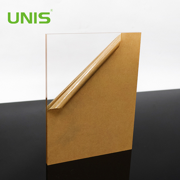 Hoja acrílica de colores transparentes UNIS