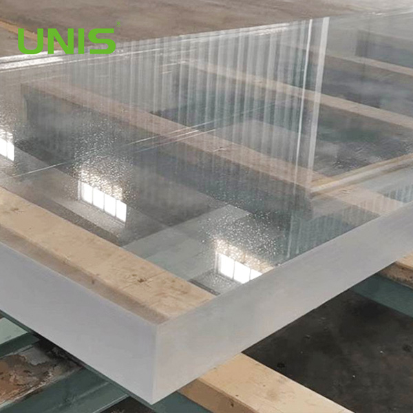 Materia prima panel acrílico grueso transparente 20mm 15mm 19mm