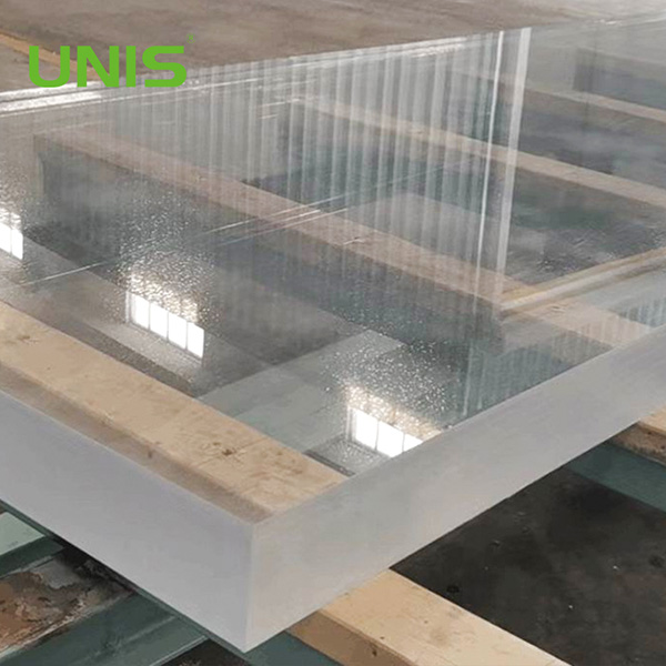 Materia prima panel acrílico grueso transparente 20mm 15mm 19mm