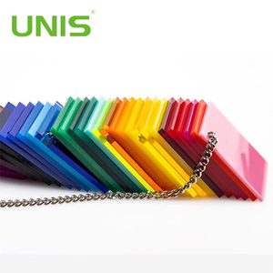 Hojas acrílicas de colores UNIS de 3 mm, 4 pies x 8 pies