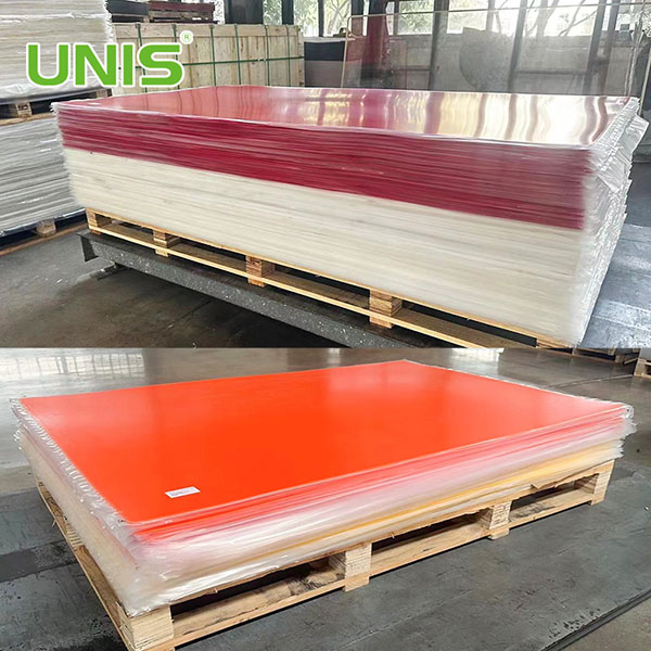Hoja acrílica fundida transparente Unis Perspex 